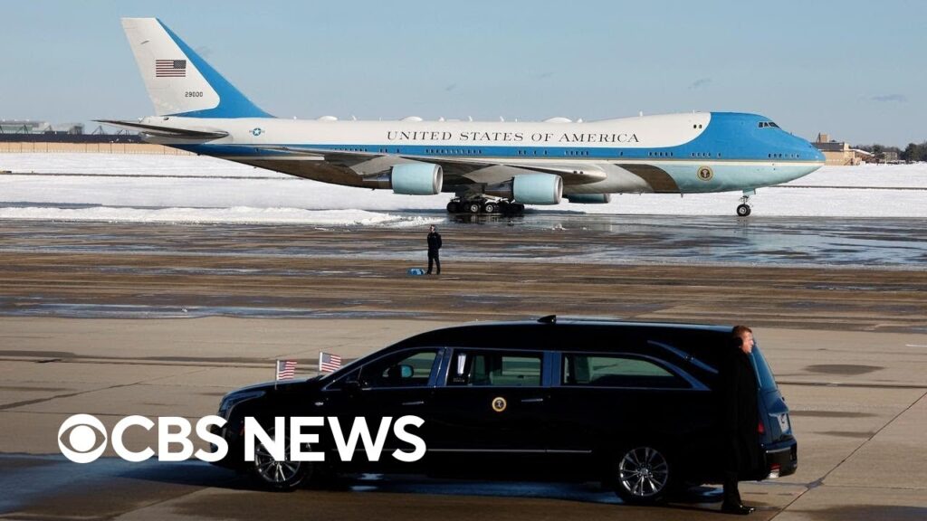 Jimmy Carter’s casket arrives in Washington, D.C.