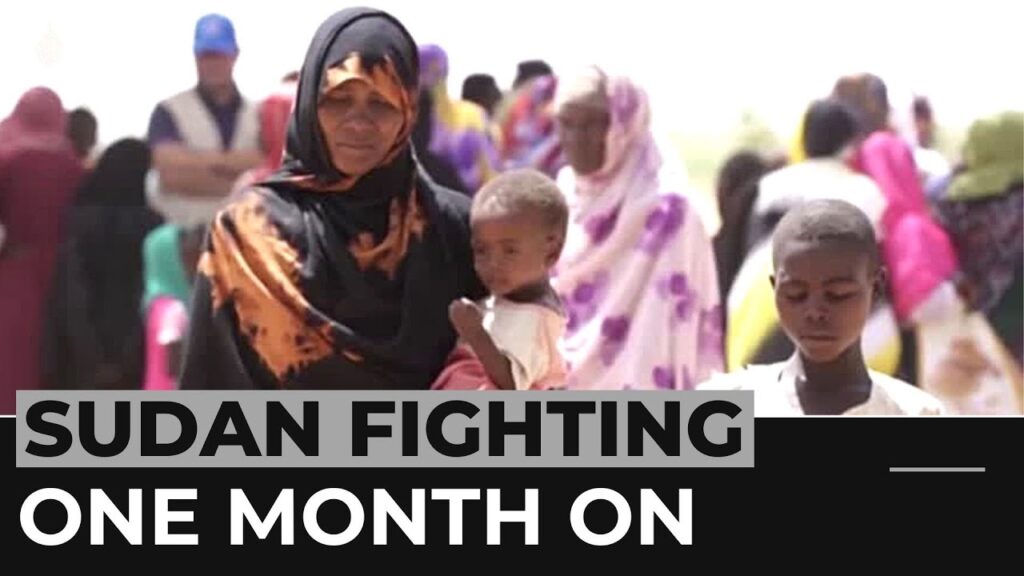 Fighting rages in West Darfur as Sudan marks one month of warfare