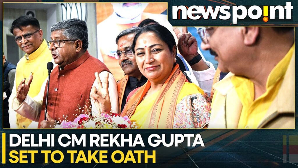 Rekha Gupta Set to Take Oath as Delhi’s Fourth Woman Chief Minister | WION Newpsoint