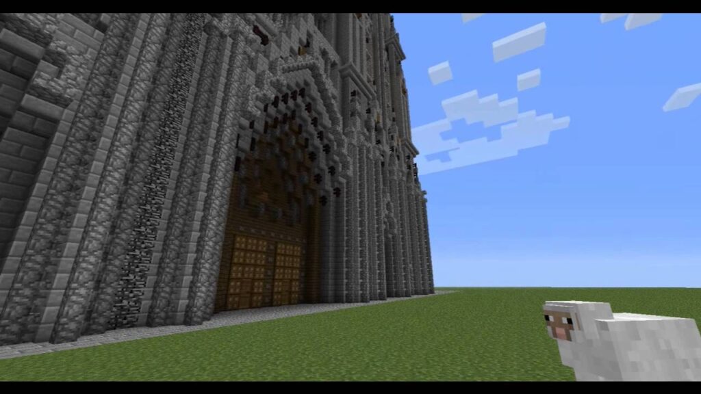 Amazing minecraft Cathedral!