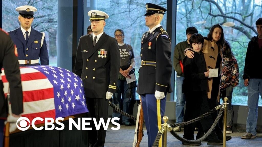 Public continues to pay respects to Jimmy Carter in Atlanta before former president lies in state