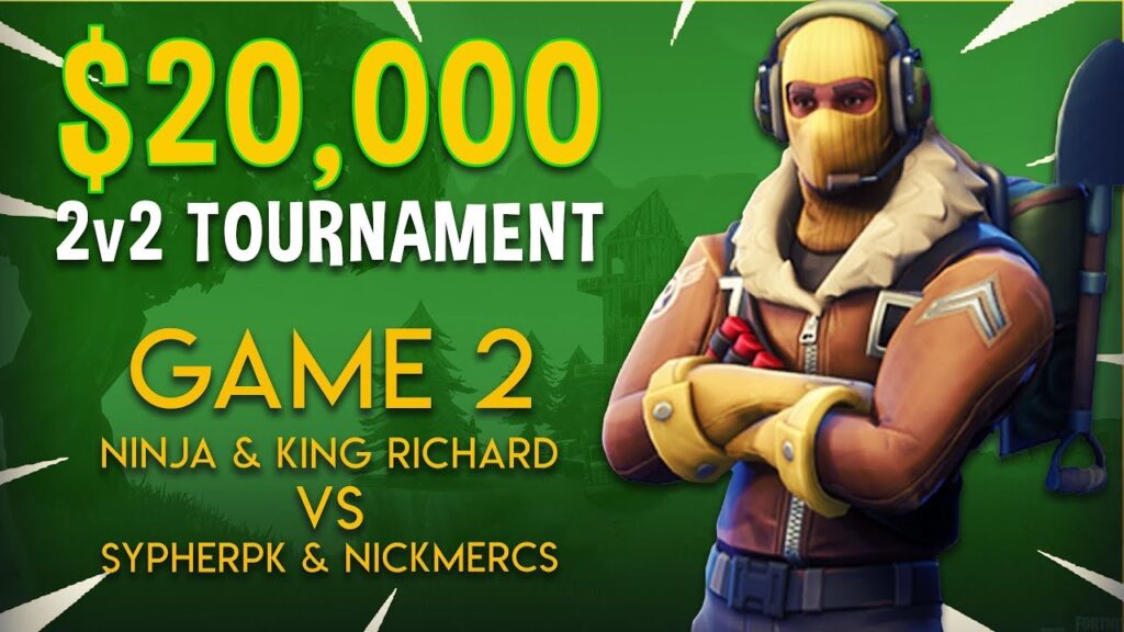Ninja & King Richard vs SypherPK & NICKMERCS – Game 2 – Fortnite Tournament Gameplay