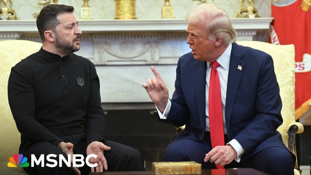 Trump tells Zelenskyy he’s ‘gambling with World War III’ in tense exchange