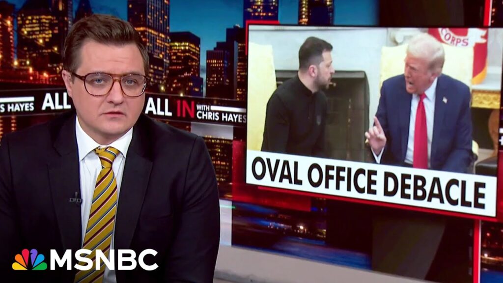 Chris Hayes: Trump ‘irreparably destroyed’ world order with Zelenskyy blowup