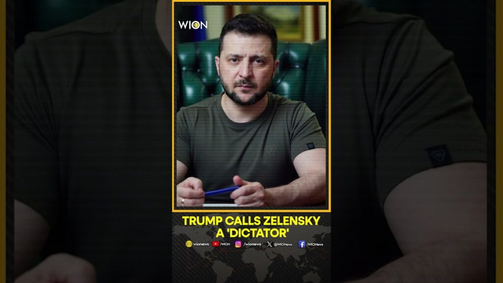 Trump Calls Zelensky ‘A Dictator’, Ukrainian Prez Says ‘Trump Living In Disinformation Space’ | WION