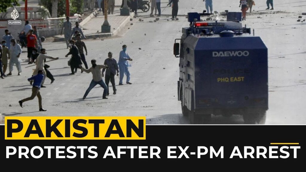 Protests erupt in Pakistan after ex-PM Imran Khan’s arrest