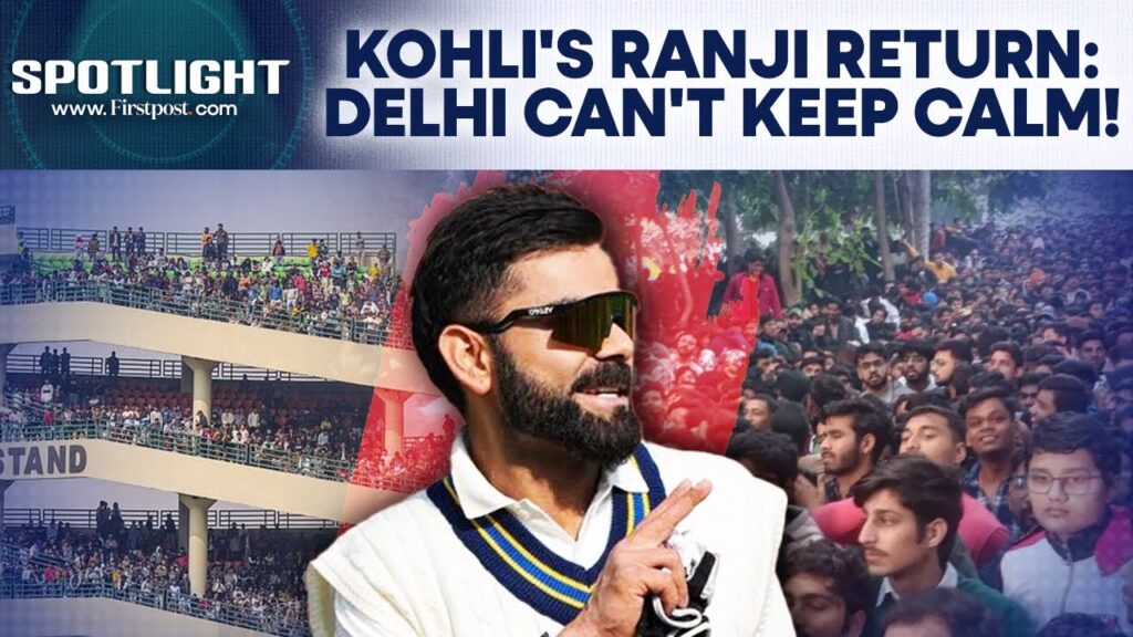 Watch: Chaos & Massive Crowd As Virat Kohli Plays Ranji In Delhi; Thousands Line Up |Spotlight |N18G