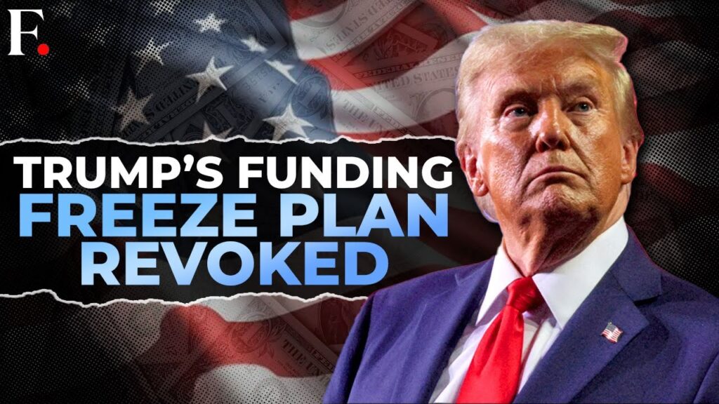 White House Revokes Trump’s Funding Freeze Plan After Getting Temporarily Blocked By Judge | N18G