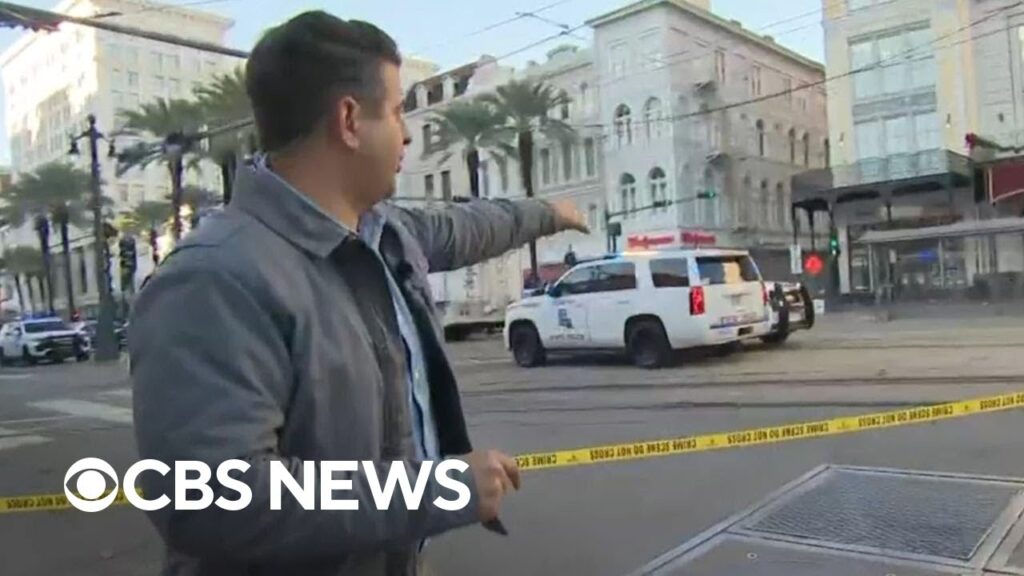 Scene on Bourbon Street as investigation continues into New Orleans truck attack