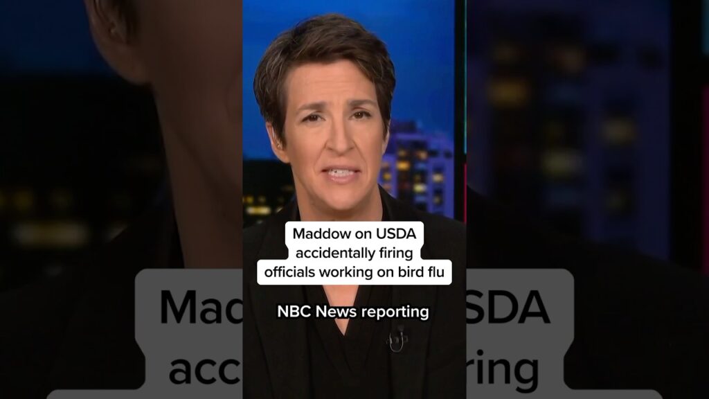 Maddow on USDA accidentally firing officials working on bird flu