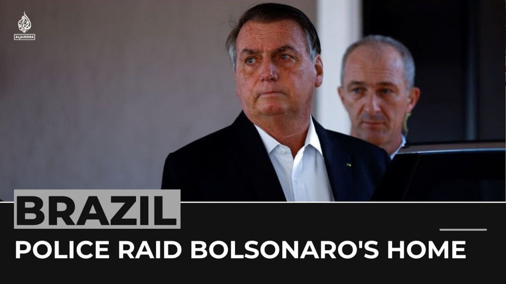 Brazilian police raid ex-President Bolsonaro’s home, seize phone