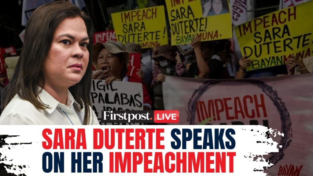 Sara Duterte Latest News LIVE: Philippines VP Sara Duterte Says ‘Ready to Fight Impeachment’ |N18G