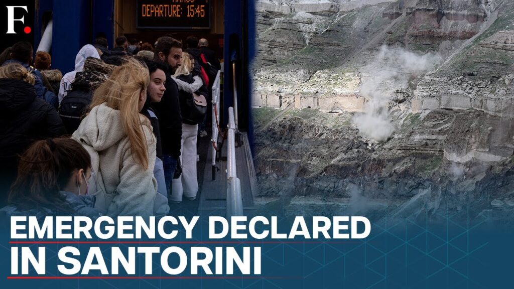 Greece: Emergency Declared in Santorini, Over 11,000 Flee The Tourist Haven  | N18G