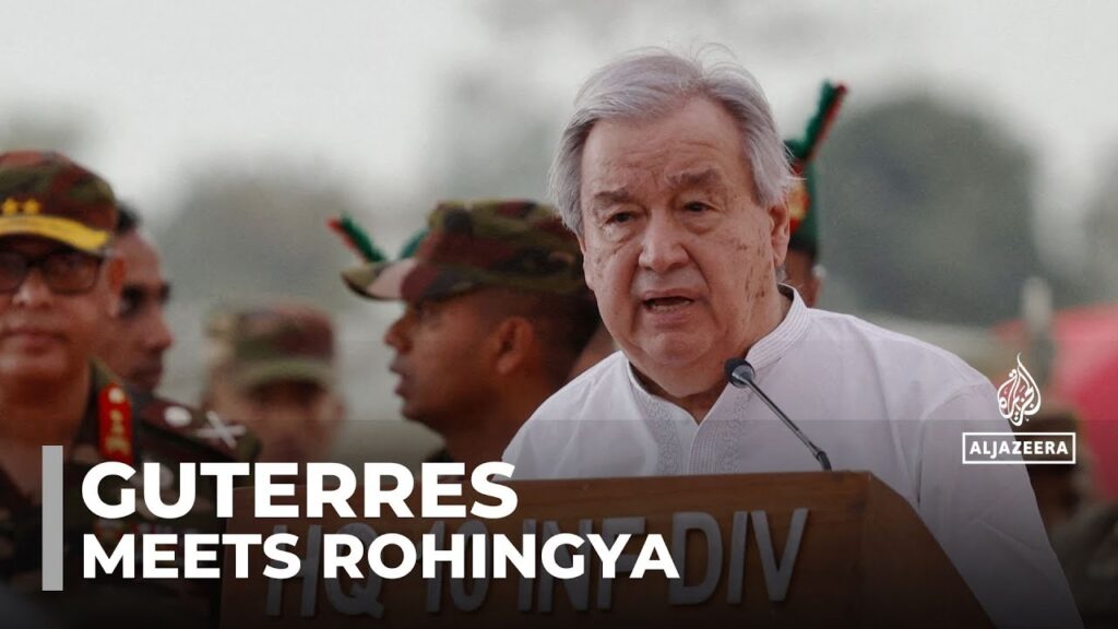 UN Chief Guterres visits Rohingya refugees in Bangladesh