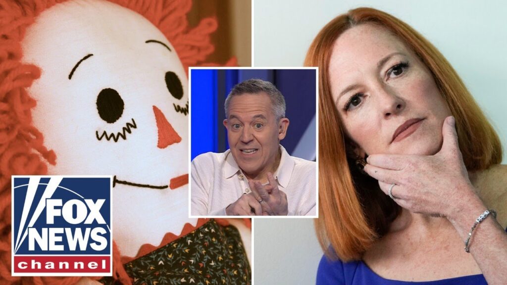 Gutfeld dings Jen Psaki, calls her a ‘robotic Raggedy Ann’