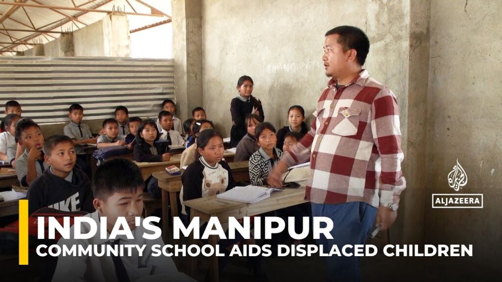 Community school in India’s Manipur aids over 400 displaced children amid ethnic violence & hardship