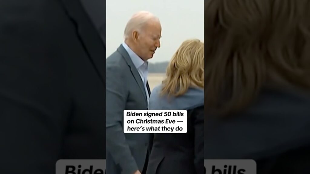 Biden signed 50 bills into law on Christmas Eve, here’s what they do #shorts