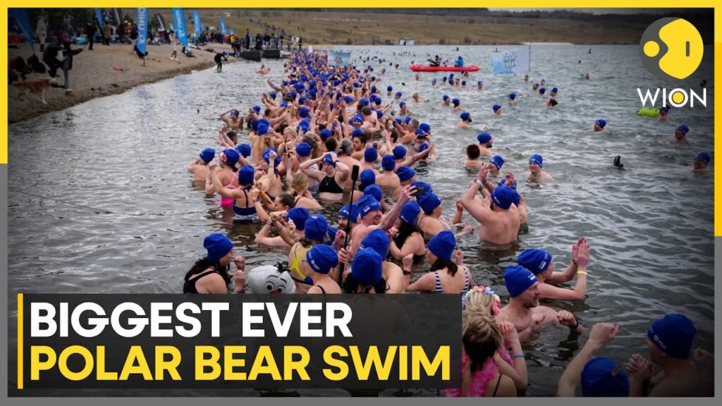 Record 2,461 Swimmers Brave Freezing Waters In Czech Republic’s Polar Dip | World News | WION