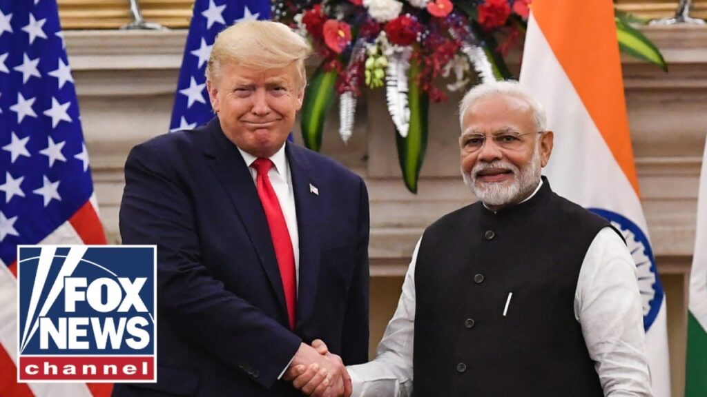 Trump hosts a press conference with the prime minister of India