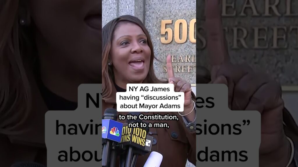 NY AG James having ‘discussions’ about Mayor Adams