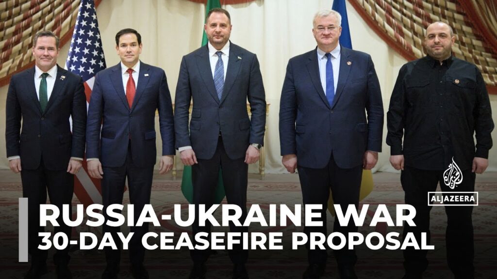 Ukraine ready to accept US plan for 30-day ceasefire with Russia