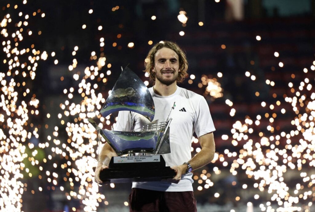 Stefanos Tsitsipas finds comfort zone after winning with ‘mystery’ racket