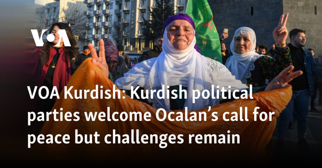 Kurdish political parties welcome Ocalan’s call for peace but challenges remain 
