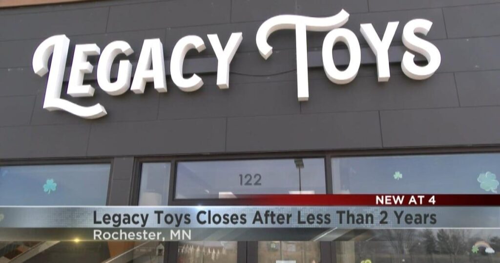 Rochester toy store shuts down in Miracle Mile Shopping Center | Video