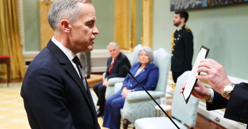 Mark Carney Is Sworn in as Canada’s New Prime Minister