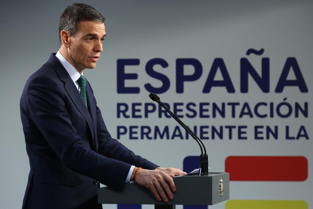 ‘It’s Europe’s time’: Spain’s Pedro Sanchez says EU must ‘assume responsibility for its defence and security’