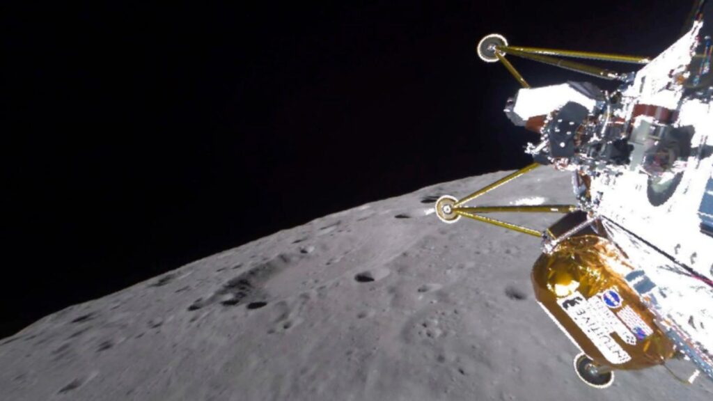 Athena lander does not appear to be standing upright on moon | Science, Climate & Tech News