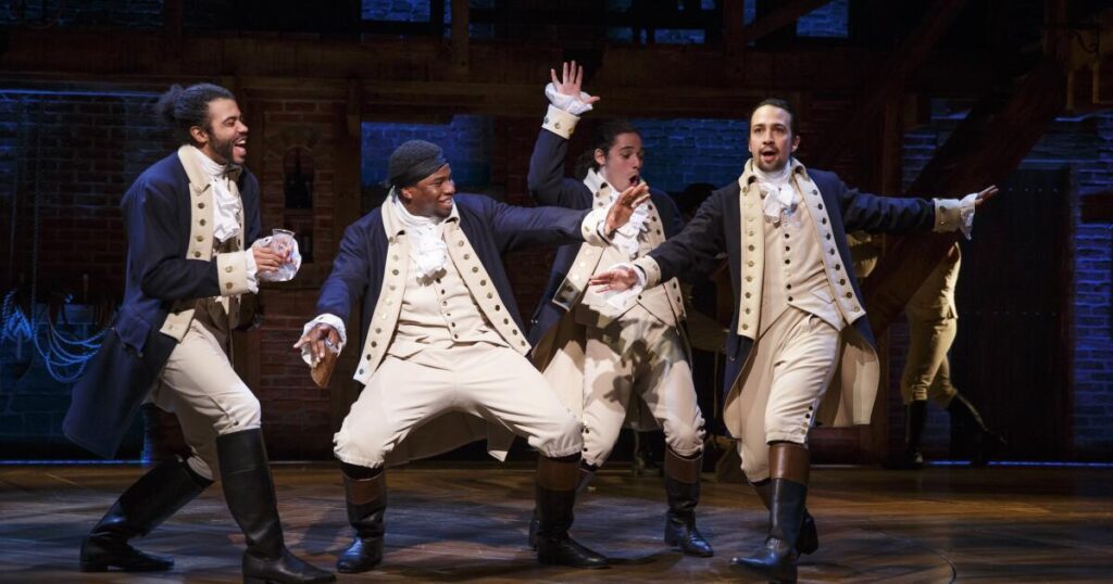 Lin-Manuel Miranda defended show’s commitment to diversity.