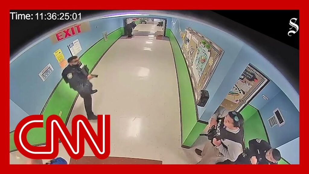 CNN breaks down key moments in the 77-minute surveillance video of Uvalde school shooting