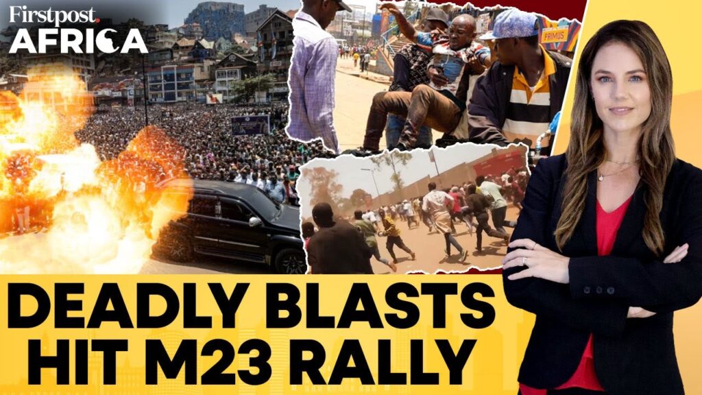 DR Congo: 11 Killed, 65 Injured as Twin Blasts Rock M23 Rally in Bukavu | Firstpost Africa | N18G