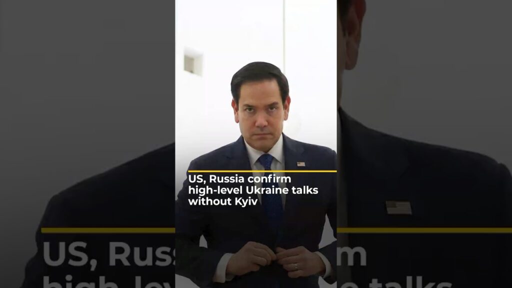 US, Russia confirm high-level Ukraine talks without Kyiv | AJ #shorts