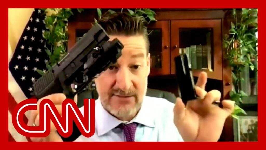 Lawmaker pulls out weapons on webcam: ‘I can do whatever I want with my guns’