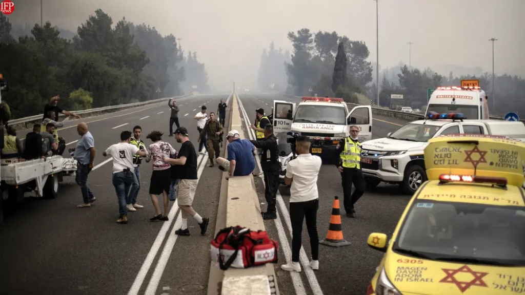 Wildfires Rage Near Jerusalem, Forcing Evacuations And Road Closures