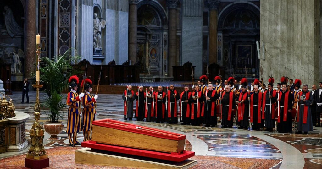 Pope Francis’ body moved to St. Peter’s Basilica for 3 days of public viewing