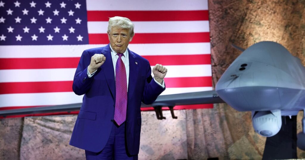President Trump visits UAE after rally with U.S. military personnel