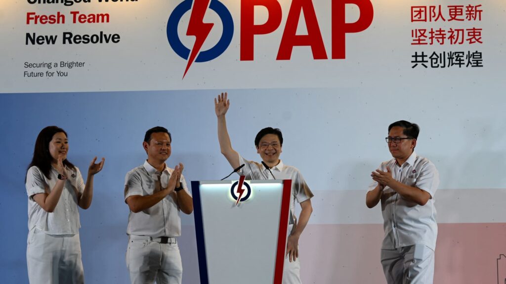 Singapore’s People’s Action Party boosts vote share in landslide victory