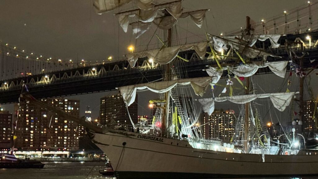 2 dead, more than a dozen injured after Mexican naval training ship strikes Brooklyn Bridge