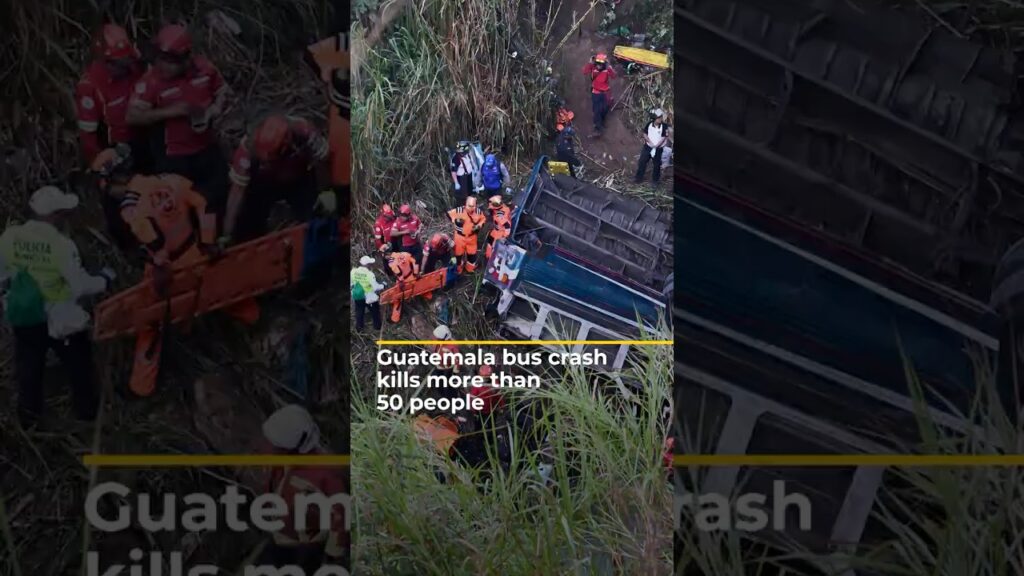Guatemala bus crash kills more than 50 people | AJ #shorts
