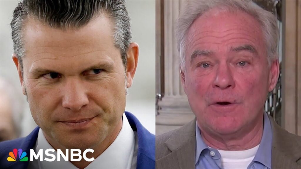 ‘Don’t need’ that kind of person leading military: Sen. Kaine knocks Hegseth