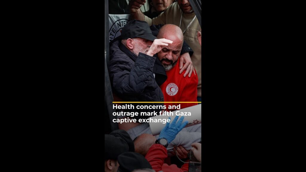 Health concerns and outrage mark fifth Gaza ceasefire prisoner swap | AJ #shorts