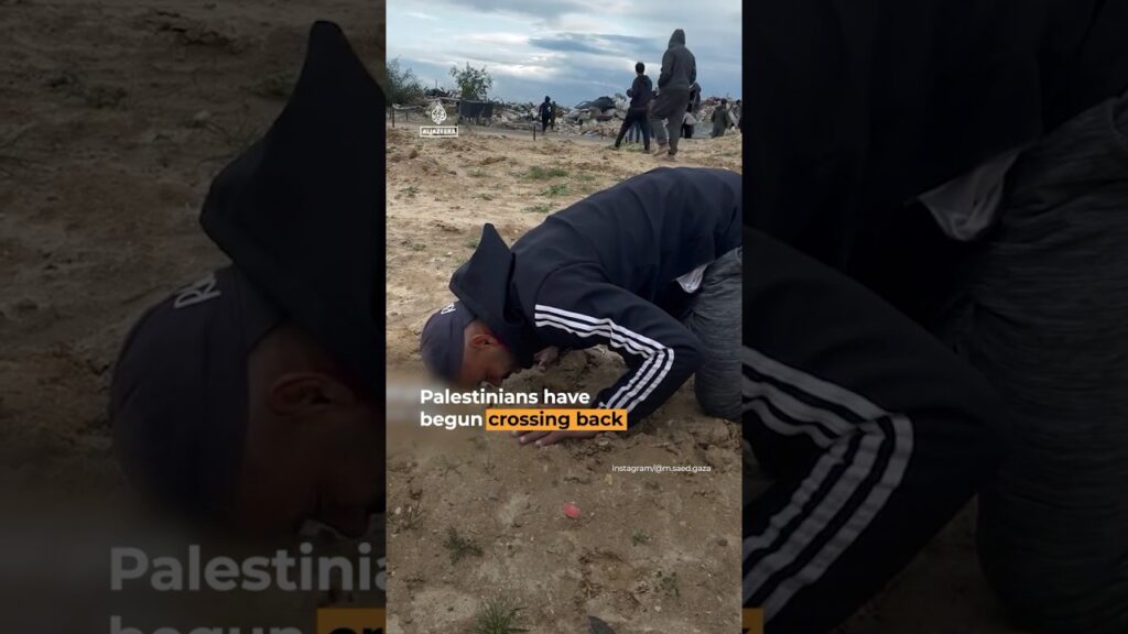 Israel withdraws from Netzarim Corridor as part of Gaza ceasefire agreement | AJ#shorts