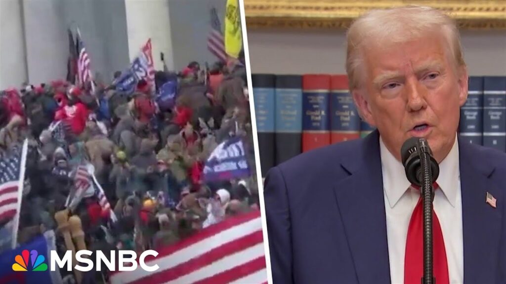 ‘He wants to erase this part of history’: Trump defends January 6 pardons