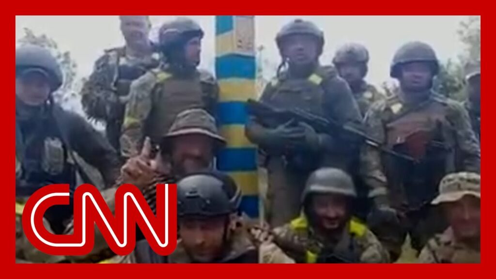 Ukrainian forces reach Russian border near Kharkiv