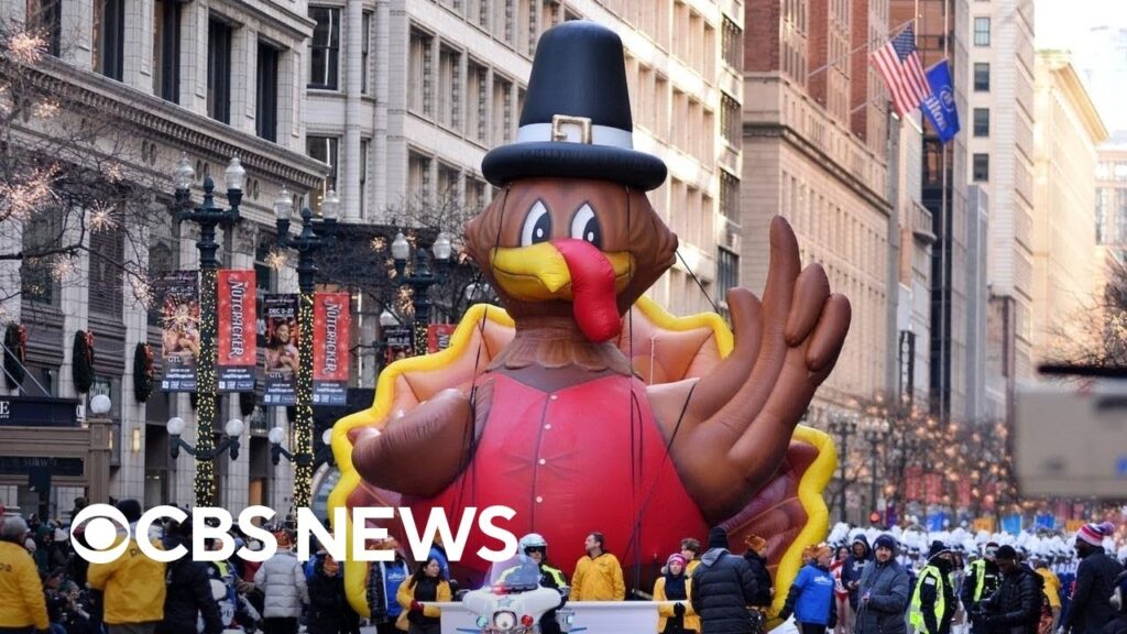 Macy’s Thanksgiving Day balloons inflate ahead of the parade