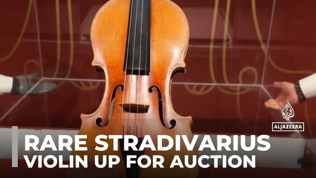 Rare Stradivarius violin up for auction, could break .9m record