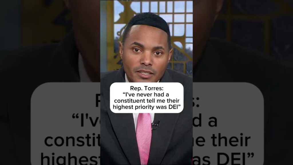 Rep. Torres: ‘I’ve never had a constituent tell me their highest priority was DEI’